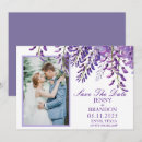 Recherche de wisteria wedding save the dates Élégant