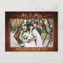Recherche de mariage en bois cartes postales Simple