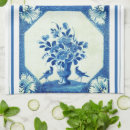 Recherche de bleu delft cuisine linges Floral