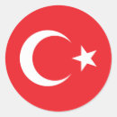 Recherche de drapeau turquie autocollants Rouge