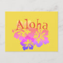 Recherche de aloha fleurs cartes postales Île