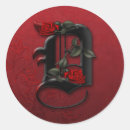 Recherche de rouge noir autocollants Gothique