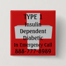Recherche de diabète badges Diabète de type 1