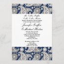 Recherche de paisley mariage invitations Moderne