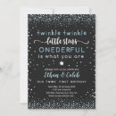 Recherche de twins 1ans anniversaire invitations Petite étoile scintillante