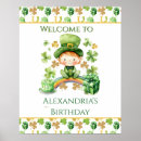 Recherche de trèfle irlandais posters Anniversaire