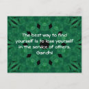 Recherche de gandhi cartes postales Citation