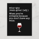 Recherche de amateur de vin cartes postales Drôle