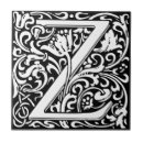 Recherche de lettre z carreaux William morris