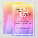 Recherche de couleur de corail invitations Simple