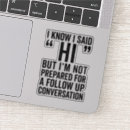 Recherche de timide autocollants Maladroit