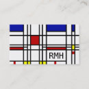 Recherche de mondrian mondrian cartes visite De stijl