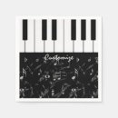 Recherche de piano serviettes Notes de musique