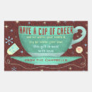 Recherche de noël rétro autocollants Fête de noël