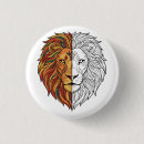 Recherche de grande tête badges Tête de lion