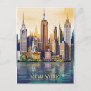 Recherche de peinture moderne cartes postales Illustration