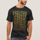 Recherche de hiéroglyphes égyptiens tshirts Antique