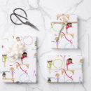 Recherche de fille de gymnastique papier cadeau Anniversaire