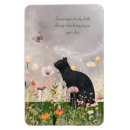 Recherche de chat noir magnets Fleur