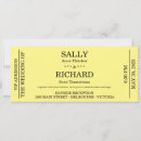 Recherche de conncert mariage invitations Billet de concert