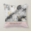 Recherche de marbre blanc coussins Abstrait