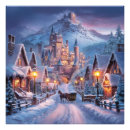 Recherche de montagnes neige posters Illustration