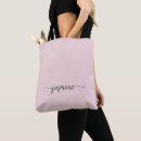 Recherche de monogramme rose sacs Minimaliste simple