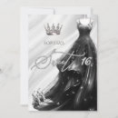 Recherche de princesse 16ans anniversaire invitations Argent