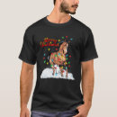 Recherche de cheval à noël tshirts Lumières
