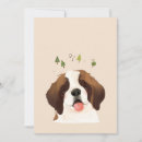 Recherche de saint bernard vœux cartes Chien