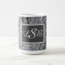 Recherche de motif mosaïque tasses Monogramme
