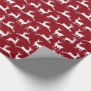Recherche de caribou papier cadeau Rouge