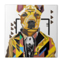 Recherche de peinture de chien carreaux Animal