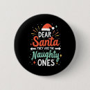 Recherche de père noël drôle badges Célébration