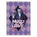 Recherche de supervillain cartes postales Harley quinn