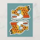 Recherche de jaguar animal cartes postales Illustration