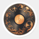 Recherche de banque autocollants Disque vinyle