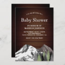 Recherche de mountain baby shower invitations Nature