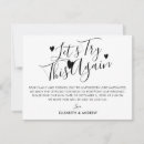 Recherche de jour 11x14 invitations Reporté