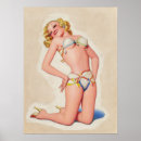 Recherche de fille bikini posters Pinup