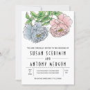 Recherche de bleu sérénité invitations Fleurs