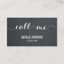 Recherche de calling cartes visite Pour elle