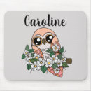 Recherche de chouettes standard tapis souris Mignon