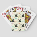 Recherche de chat noir jeux de cartes Vintage