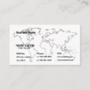 Recherche de un monde cartes visite Simple