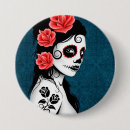 Recherche de jour des morts badges Crâne de sucre