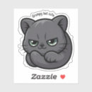 Recherche de triste chat autocollants Drôle
