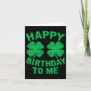 Recherche de st patrick anniversaire cartes Chanceux