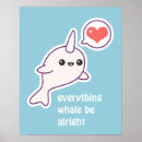 Recherche de baleine heureuse posters Mignon