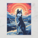 Recherche de feutre cartes postales Coucher de soleil